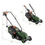  - 10 AMP 13 Inch Electric Corded Lawn Mower with Collection Box - Outdoor Style Company