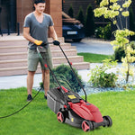  - 10 AMP 13 Inch Electric Corded Lawn Mower with Collection Box - Outdoor Style Company