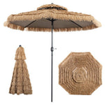  - 10 Feet Hawaiian Style Thatched Tiki Patio Umbrella for Beach and Poolside - Outdoor Style Company