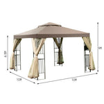  - 10 Feet x 10 Feet Awning Patio Screw - free Structure Canopy Tent - Outdoor Style Company