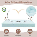  - 10 Pack Seat Cushions Gel Memory Foam for Back - Outdoor Style Company