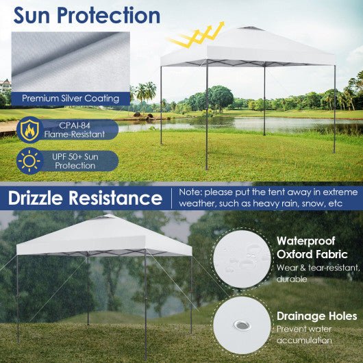  - 10 x 10 Feet Foldable Outdoor Instant Pop - up Canopy with Carry Bag - Outdoor Style Company