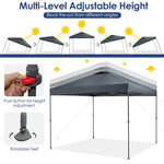  - 10 x 10 Feet Foldable Outdoor Instant Pop - up Canopy with Carry Bag - Outdoor Style Company