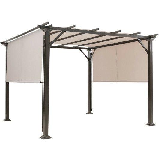  - 10 x 10 Feet Metal Frame Patio Furniture Shelter - Outdoor Style Company