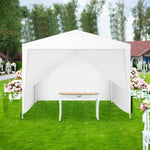  - 10 x 10 Feet Outdoor Side Walls Canopy Tent with 4 Removable Sidewalls - Outdoor Style Company