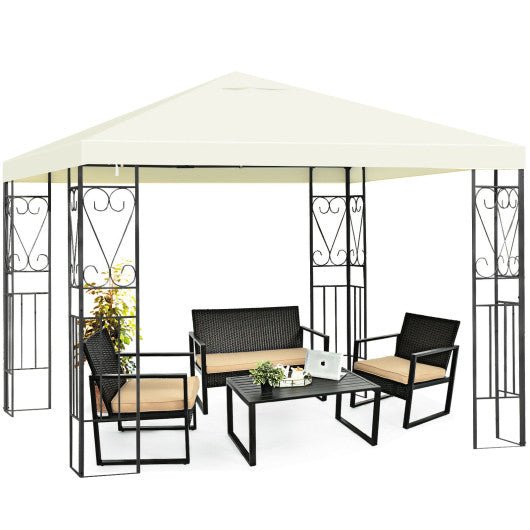  - 10 x 10 Feet Patio Gazebo Canopy Tent Garden Shelter - Outdoor Style Company