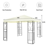  - 10 x 10 Feet Patio Gazebo Canopy Tent Garden Shelter - Outdoor Style Company