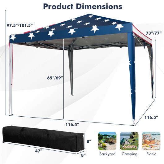  - 10 x 10 Feet Pop - up Canopy Tent Gazebo Canopy for Outdoor - Outdoor Style Company