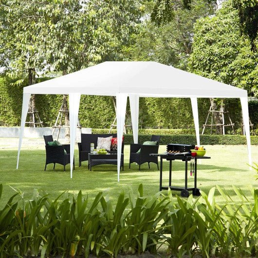  - 10 x 20 Feet 6 Sidewalls Canopy Tent with Carry Bag - White - Outdoor Style Company