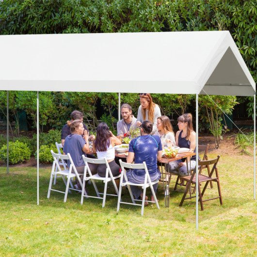  - 10 x 20 Feet Steel Frame Portable Car Canopy Shelter - Outdoor Style Company