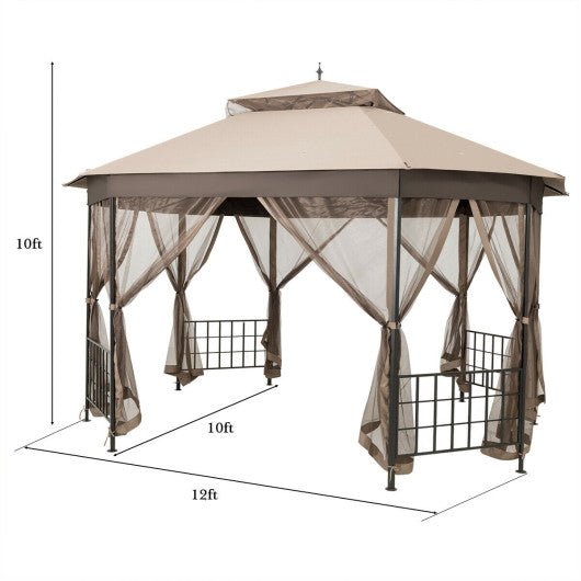  - 10’x 12’ Octagonal Patio Gazebo - Outdoor Style Company