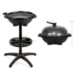  - 1350 W Outdoor Electric BBQ Grill with Removable Stand - Outdoor Style Company