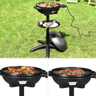  - 1350 W Outdoor Electric BBQ Grill with Removable Stand - Outdoor Style Company