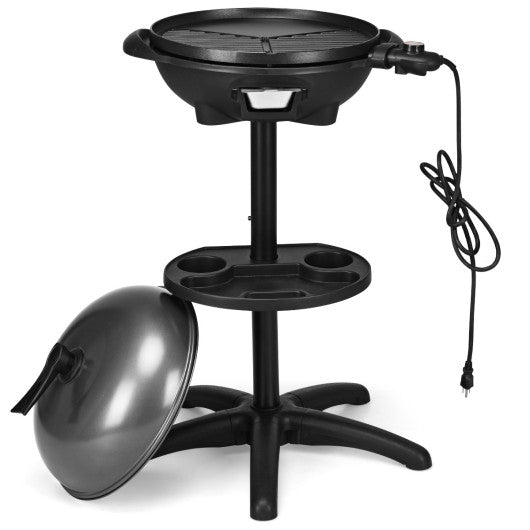  - 1350 W Outdoor Electric BBQ Grill with Removable Stand - Outdoor Style Company