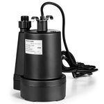  - 1/3HP 2400GPH Submersible Utility Pump Portable Electric Water Pump with 10 FT Cord - Outdoor Style Company