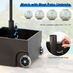  - 150 Pounds Patio Umbrella Base Stand Wheels Planter Outdoor - Outdoor Style Company