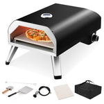  - 15000 BTU Foldable Pizza Oven with Pizza Peel Stone and Cutter - Outdoor Style Company