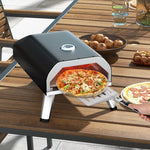  - 15000 BTU Foldable Pizza Oven with Pizza Peel Stone and Cutter - Outdoor Style Company