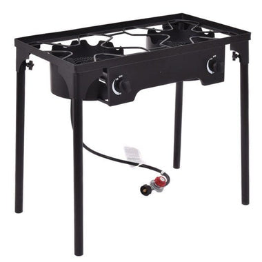  - 150000 BTU Double Burner Outdoor Stove BBQ Grill - Outdoor Style Company