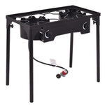  - 150000 BTU Double Burner Outdoor Stove BBQ Grill - Outdoor Style Company