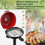  - 1600W Portable Electric BBQ Grill with Removable Non - Stick Rack - Outdoor Style Company