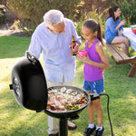  - 1600W Portable Electric BBQ Grill with Removable Non - Stick Rack - Outdoor Style Company