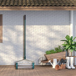  - 18 Inch Rolling Lawn Aerator with Anti - slip Handle and Tine Spikes - Outdoor Style Company