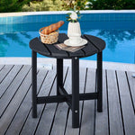  - 18 Inch Round Weather - Resistant Adirondack Side Table - Outdoor Style Company