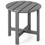  - 18 Inch Round Weather - Resistant Adirondack Side Table - Outdoor Style Company