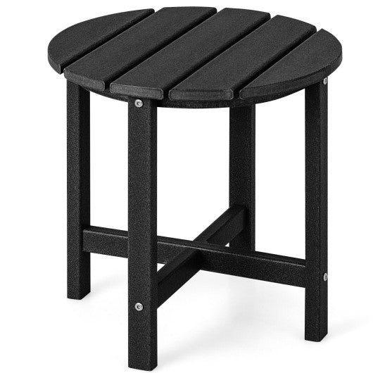  - 18 Inch Round Weather - Resistant Adirondack Side Table - Outdoor Style Company