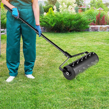  - 18/21 Inch Manual Lawn Aerator with Detachable Handle - Outdoor Style Company