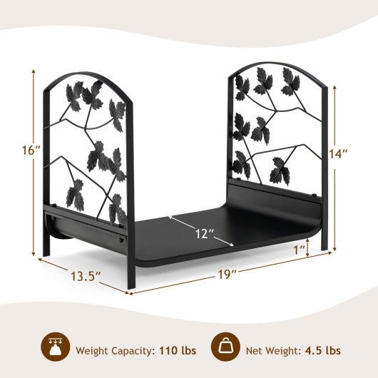  - 19 Inch Heavy - Duty Firewood Rack with 110 lbs Load Capacity - Outdoor Style Company