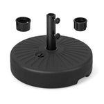  - 19.5 Inch Fillable Round Umbrella Base Stand for Yard Garden Poolside - Outdoor Style Company