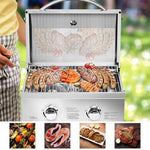  - 2 Burner Portable Stainless Steel BBQ Table Top Grill for Outdoors - Outdoor Style Company