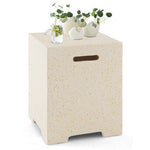  - 2 - in - 1 Gas Tank Holder Side Table with Protective Cover - Outdoor Style Company