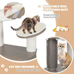  - 2 - in - 1 Modern Cat Tower with Litter Box Enclosure for Indoor Cars - Outdoor Style Company