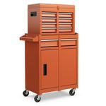  - 2 - in - 1 Tool Chest and Cabinet with 5 Sliding Drawers - Outdoor Style Company