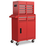  - 2 - in - 1 Tool Chest and Cabinet with 5 Sliding Drawers - Outdoor Style Company