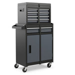  - 2 - in - 1 Tool Chest and Cabinet with 5 Sliding Drawers - Outdoor Style Company