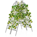  - 2 Pack Metal Garden Trellis Decorative for Climbing Plants - Outdoor Style Company