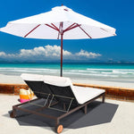  - 2 - Person Patio Rattan Lounge Chair with Adjustable Backrest - Outdoor Style Company