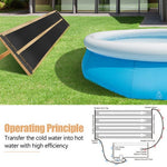  - 2 Pieces 10/16.4/20 Feet Weatherproof Solar Swimming Pool Heating System - Outdoor Style Company