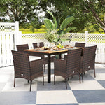  - 2 Pieces Outdoor PE Rattan Armchairs with Removable Cushions - Outdoor Style Company
