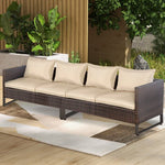  - 2 Pieces Patio Furniture Sofa Set with Cushions and Sofa Clips - Outdoor Style Company