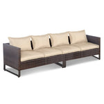  - 2 Pieces Patio Furniture Sofa Set with Cushions and Sofa Clips - Outdoor Style Company