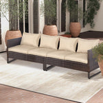  - 2 Pieces Patio Furniture Sofa Set with Cushions and Sofa Clips - Outdoor Style Company