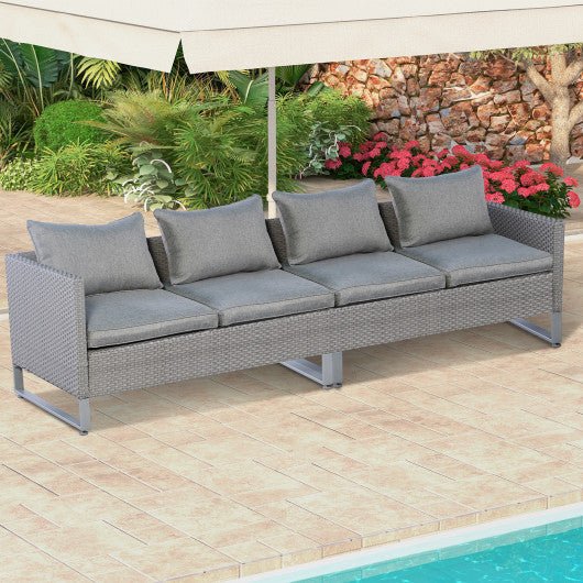  - 2 Pieces Patio Furniture Sofa Set with Cushions and Sofa Clips - Outdoor Style Company