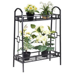  - 2 - Tier Heavy Duty Metal Flower Plant Stand - Outdoor Style Company