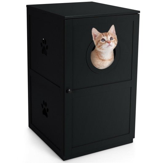  - 2 - tier Litter Hidden Cat House With Anti - toppling Device - Outdoor Style Company