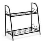  - 2 - tier Patio Metal Plant Stand - Outdoor Style Company